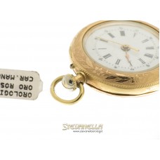 Bornand pocket watch oro rosa 18kt carica manuale. 